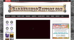 Desktop Screenshot of barbershophistory.com